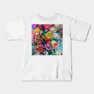 Beautiful roses Kids T-Shirt